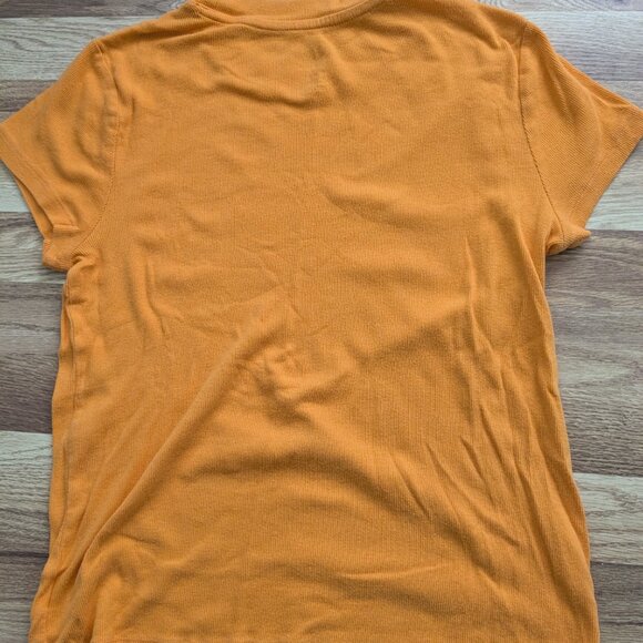 EUC Orange top with short sleeves L - Picture 9 of 9